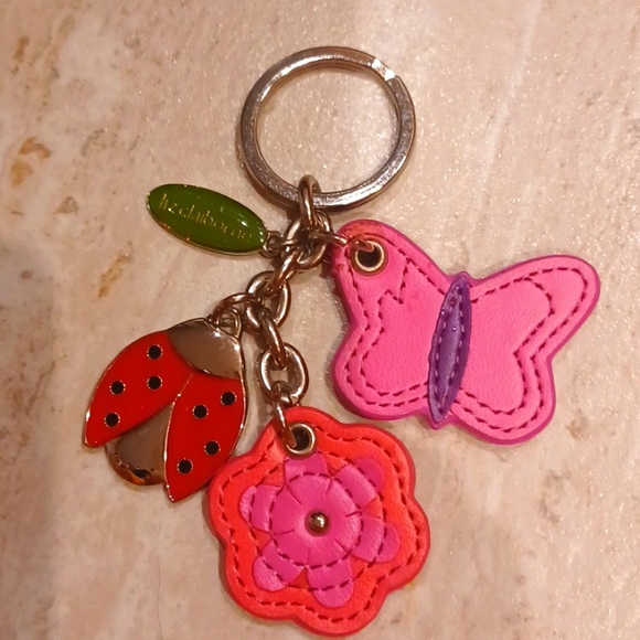 Liz Claiborne Accessories - Liz Claiborne Ladybug/Flower/Butterfly Keychain